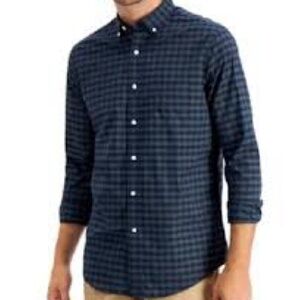 Old Navy everyday shirt “Slim Fit” built-in flex Checkered plaid Shirt Size XL